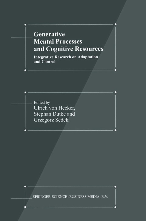 Cover image for book Generative Mental Processes and Cognitive Resources