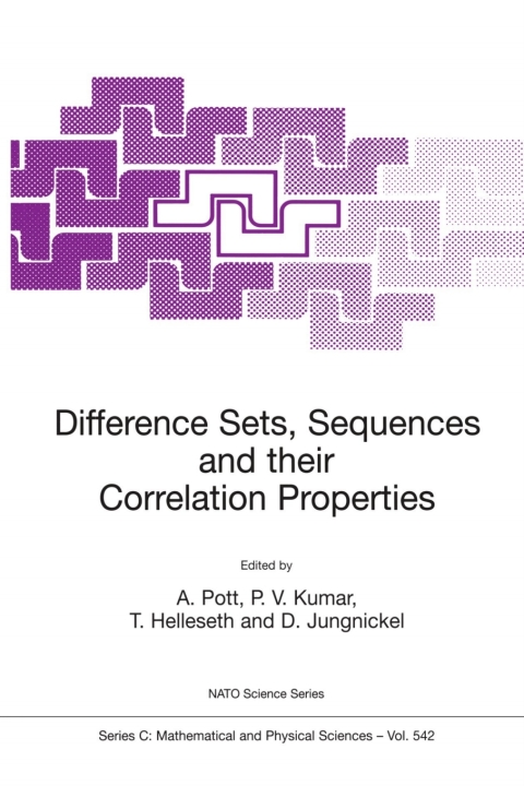 Cover image for book Difference Sets, Sequences and their Correlation Properties