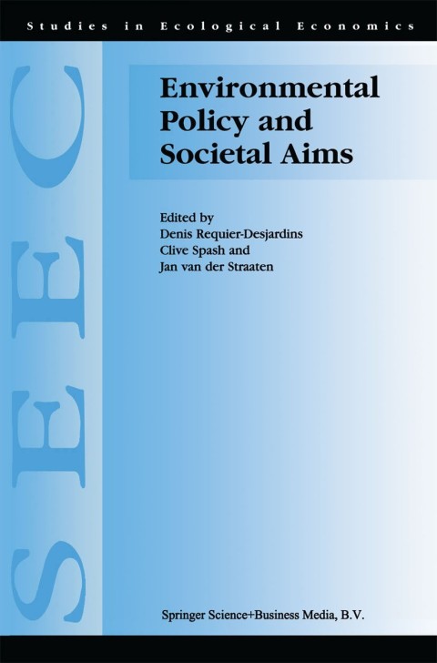 Cover image for book Environmental Policy and Societal Aims