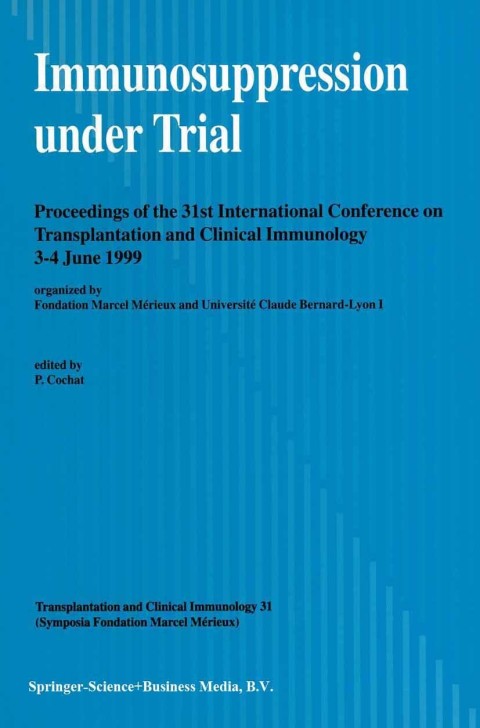 Cover image for book Immunosuppression under Trial