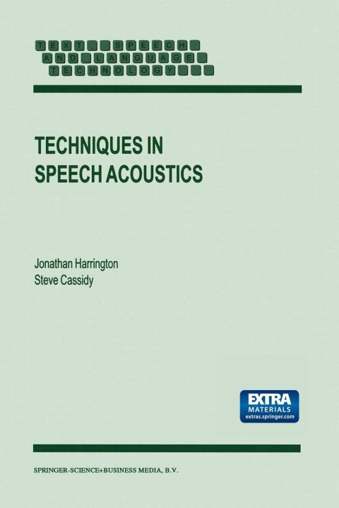 Cover image for book Techniques in Speech Acoustics