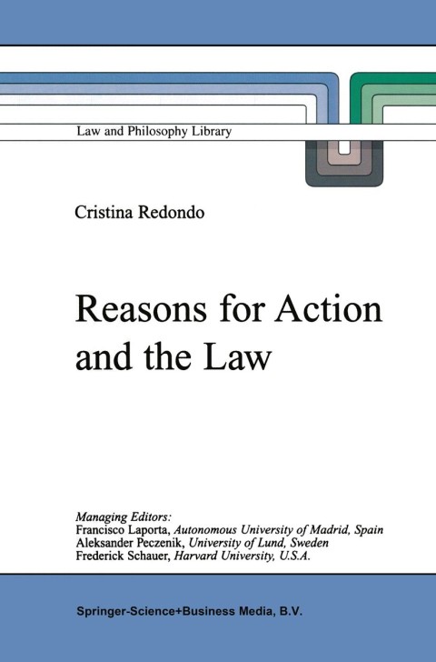 Cover image for book Reasons for Action and the Law