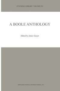 صورة الغلاف: A Boole Anthology 1st edition 9780792363804