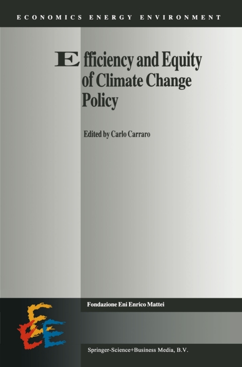 Cover image for book Efficiency and Equity of Climate Change Policy