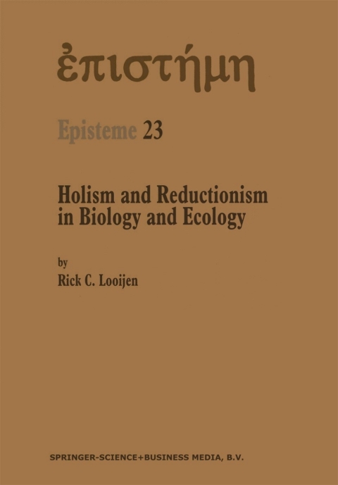 Cover image for book Holism and Reductionism in Biology and Ecology