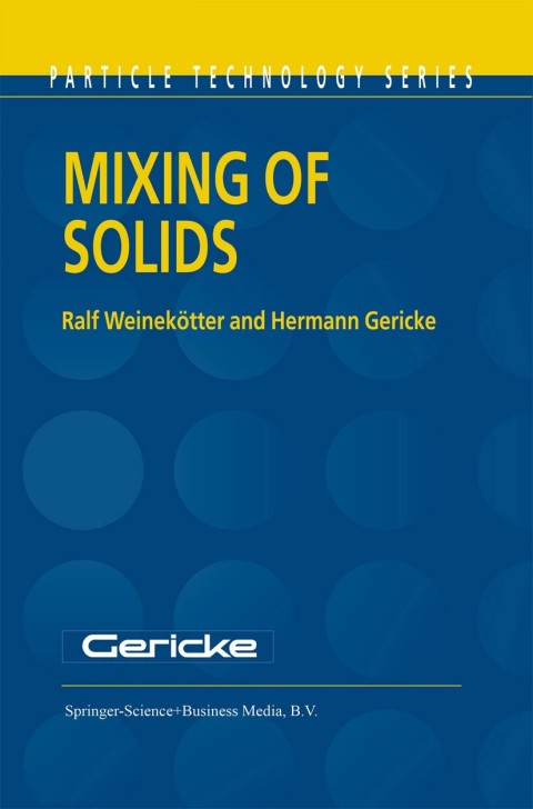 Cover image for book Mixing of Solids