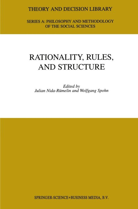 Cover image for book Rationality, Rules, and Structure