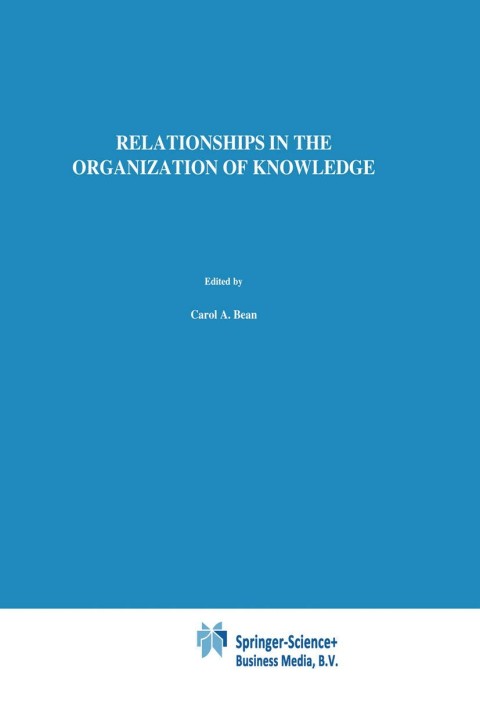 Cover image for book Relationships in the Organization of Knowledge