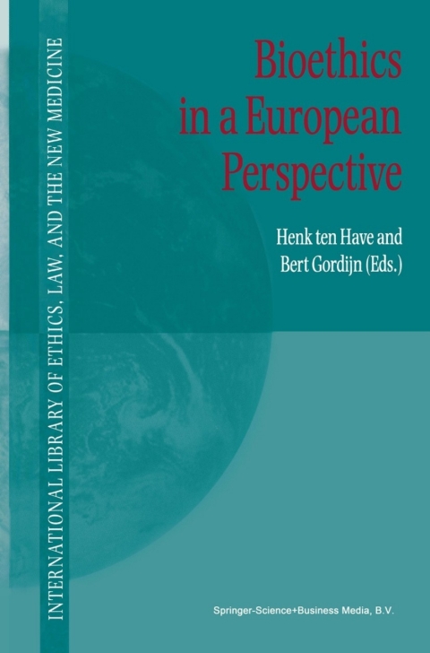 Cover image for book Bioethics in a European Perspective