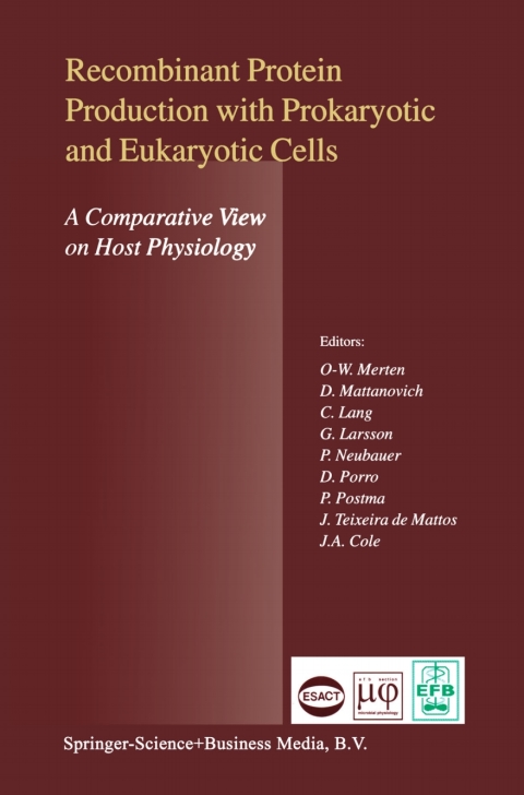 Cover image for book Recombinant Protein Production with Prokaryotic and Eukaryotic Cells. A Comparative View on Host Physiology