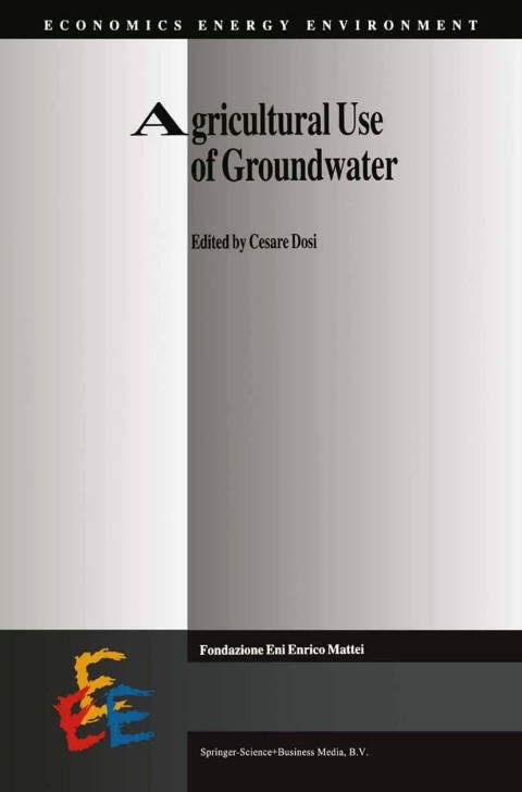 Cover image for book Agricultural Use of Groundwater