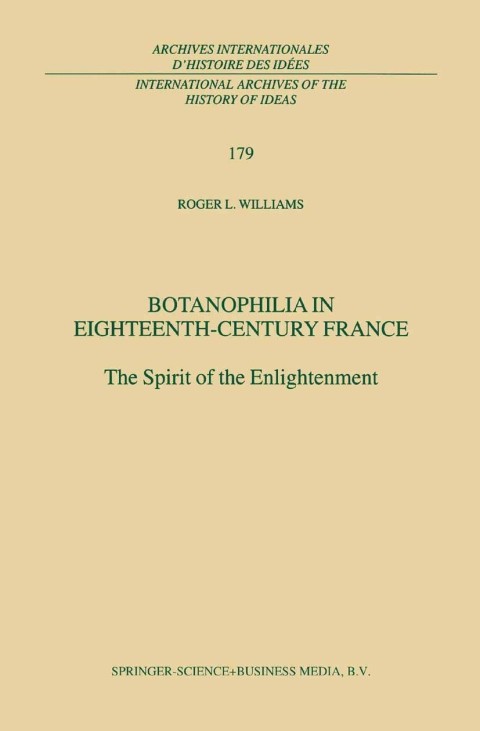Cover image for book Botanophilia in Eighteenth-Century France