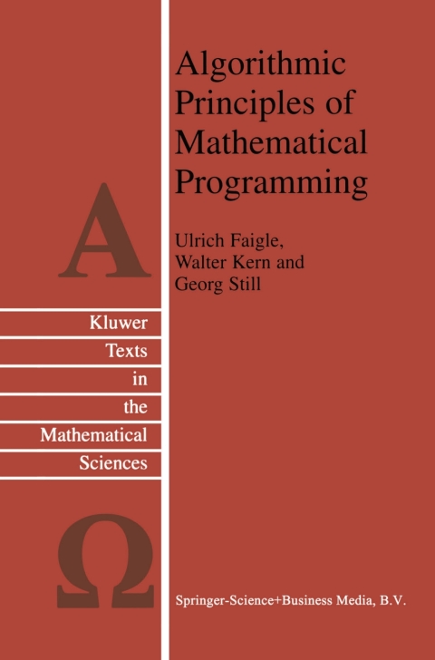 Cover image for book Algorithmic Principles of Mathematical Programming