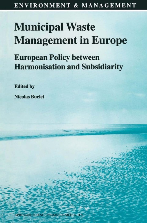 Cover image for book Municipal Waste Management in Europe