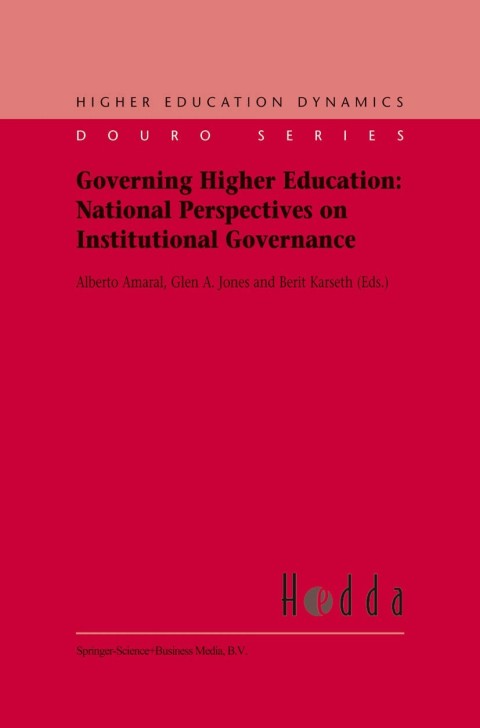 Cover image for book Governing Higher Education: National Perspectives on Institutional Governance