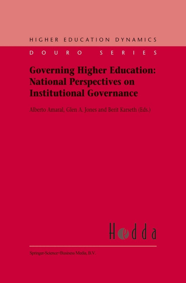 Governing Higher Education: National Perspectives on Institutional Governance