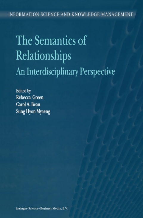 Cover image for book The Semantics of Relationships