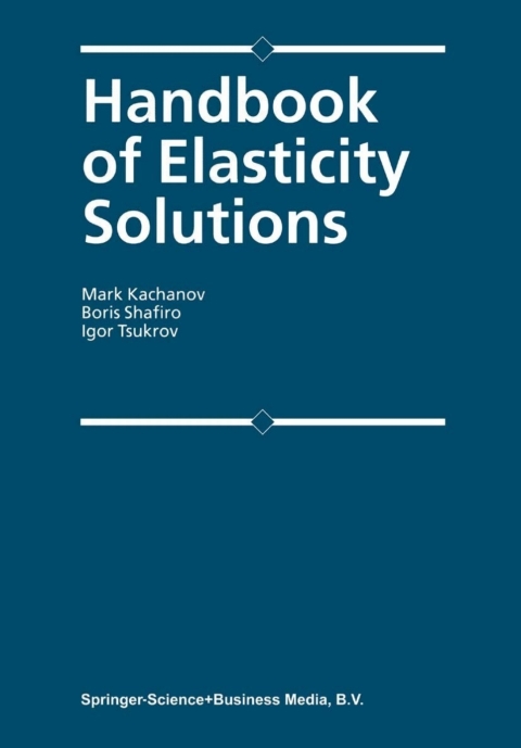 Cover image for book Handbook of Elasticity Solutions