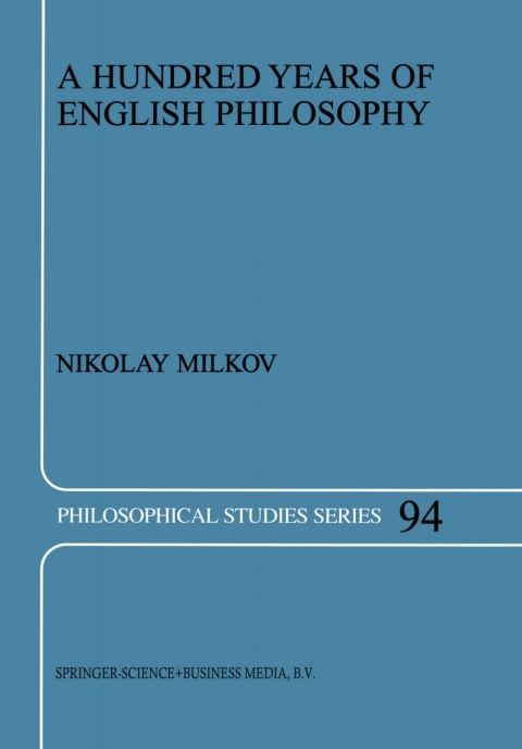 Cover image for book A Hundred Years of English Philosophy