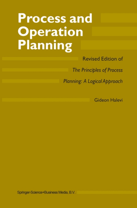 Cover image for book Process and Operation Planning