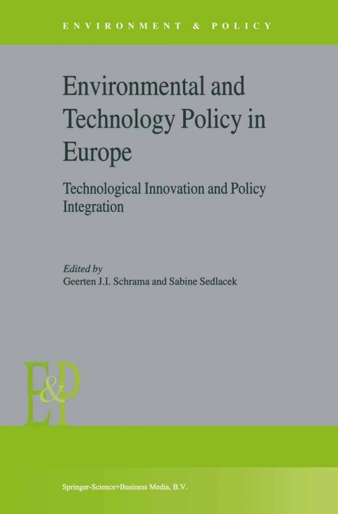 Cover image for book Environmental and Technology Policy in Europe