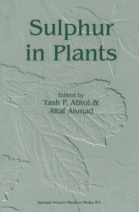 Cover image for book Sulphur in Plants