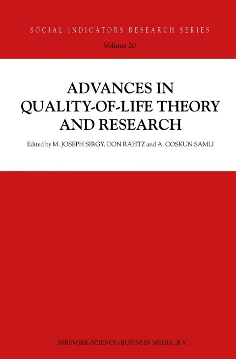Cover image for book Advances in Quality-of-Life Theory and Research