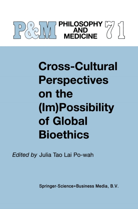 Cover image for book Cross-Cultural Perspectives on the (Im)Possibility of Global Bioethics