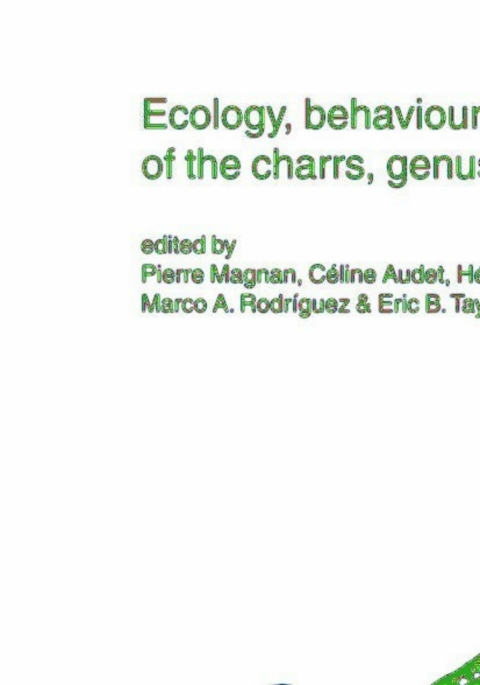 Cover image for book Ecology, behaviour and conservation of the charrs, genus Salvelinus