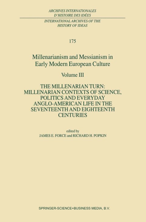 Cover image for book Millenarianism and Messianism in Early Modern European Culture