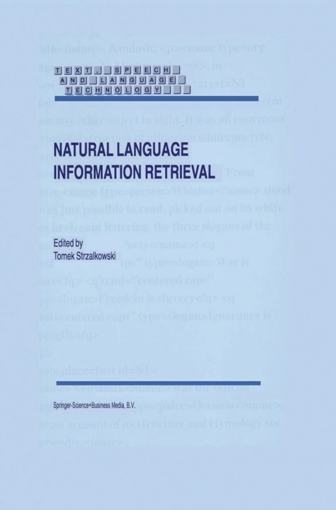 Cover image for book Natural Language Information Retrieval