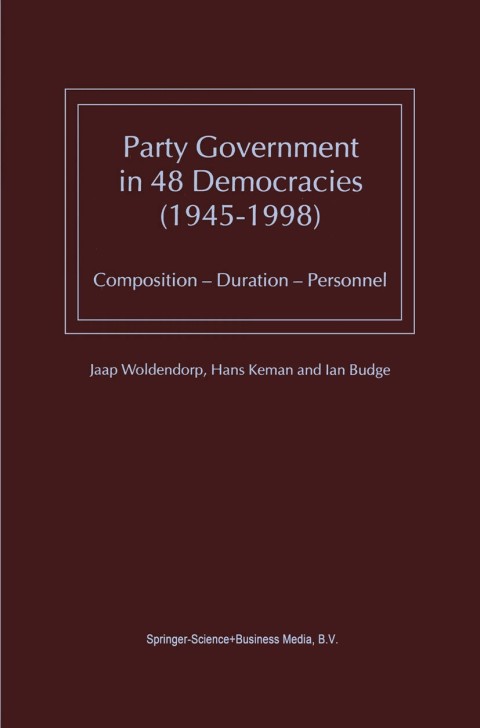Party Government in 48 Democracies (1945â1998) 