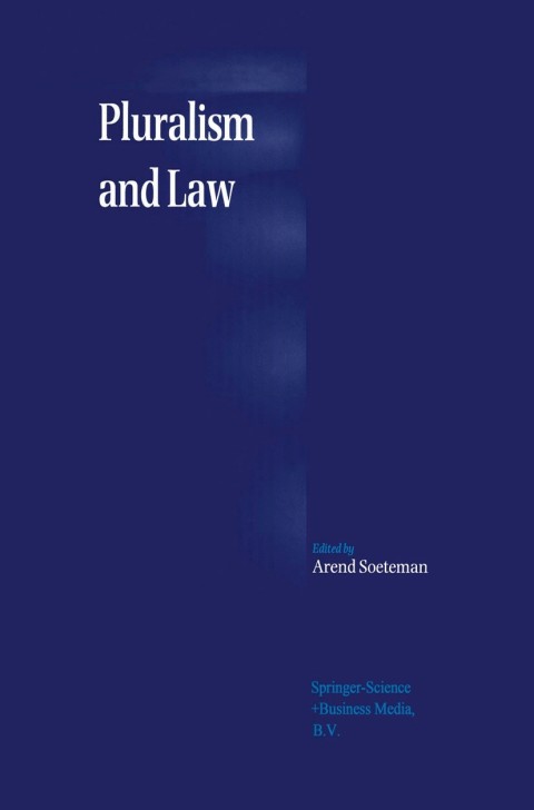 Cover image for book Pluralism and Law
