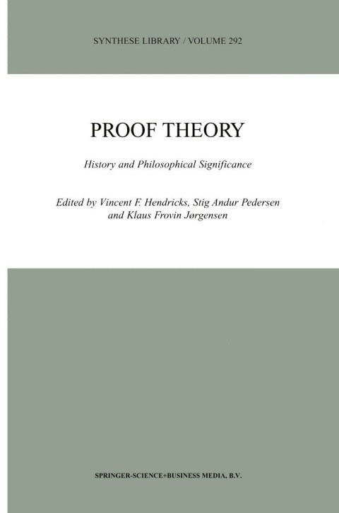 Cover image for book Proof Theory