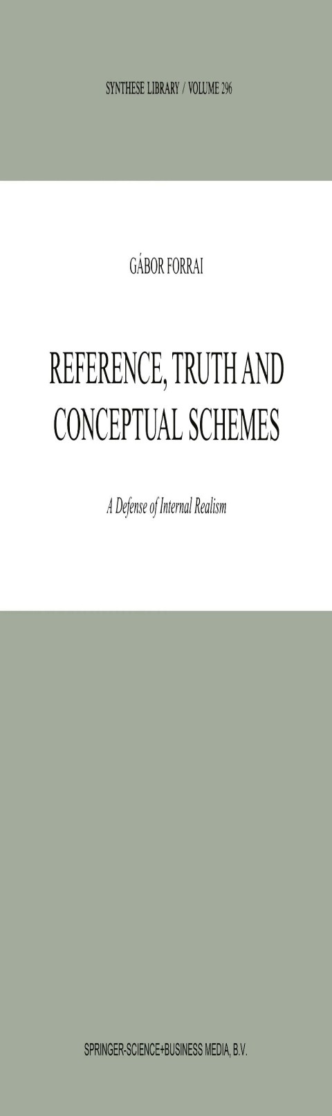 Cover image for book Reference, Truth and Conceptual Schemes