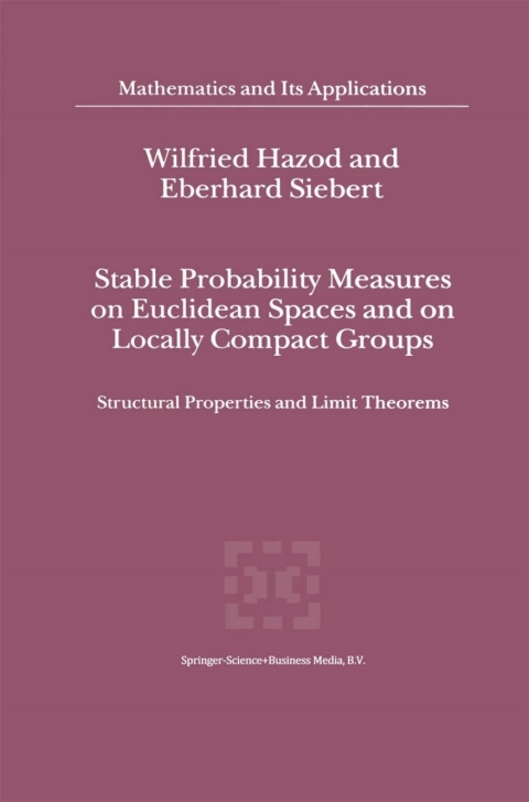 Cover image for book Stable Probability Measures on Euclidean Spaces and on Locally Compact Groups