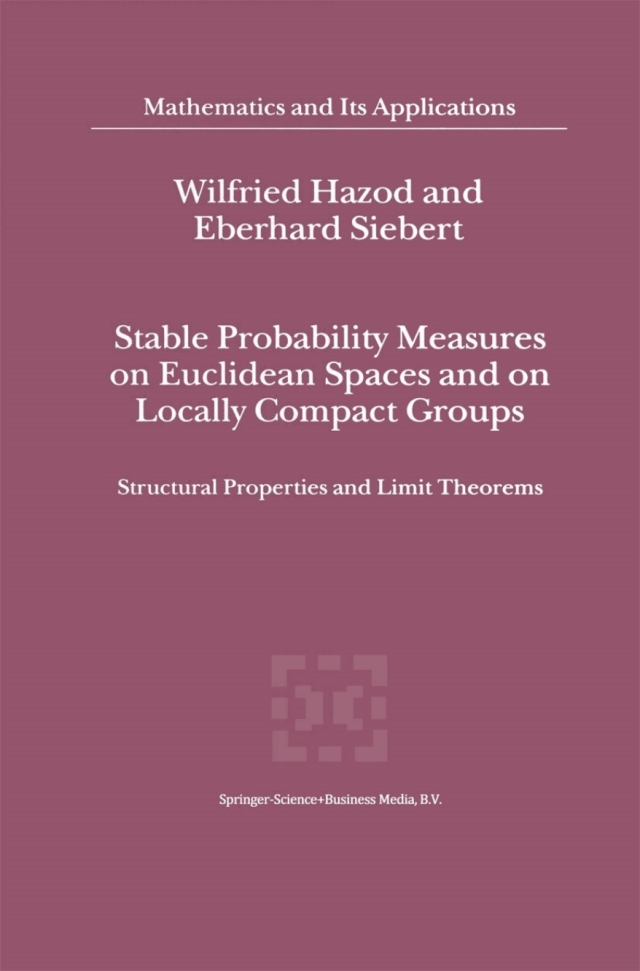 Stable Probability Measures on Euclidean Spaces and on Locally Compact Groups