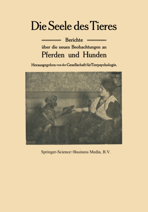 Cover image for book Die Seele des Tieres