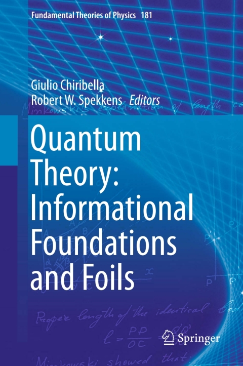 Cover image for book Quantum Theory: Informational Foundations and Foils