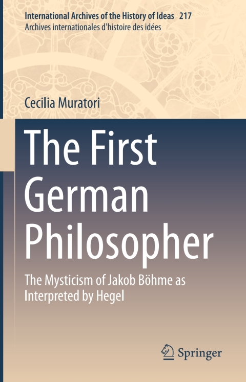 Cover image for book The First German Philosopher