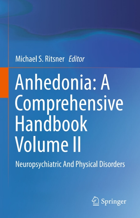Cover image for book Anhedonia: A Comprehensive Handbook Volume II