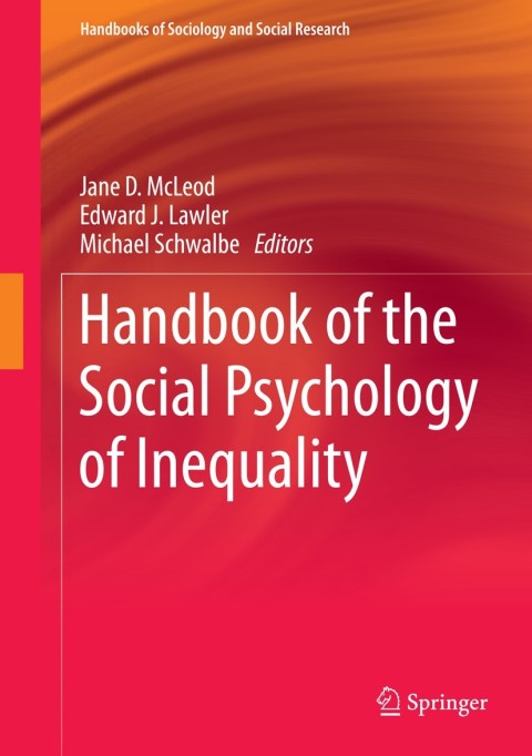 Cover image for book Handbook of the Social Psychology of Inequality