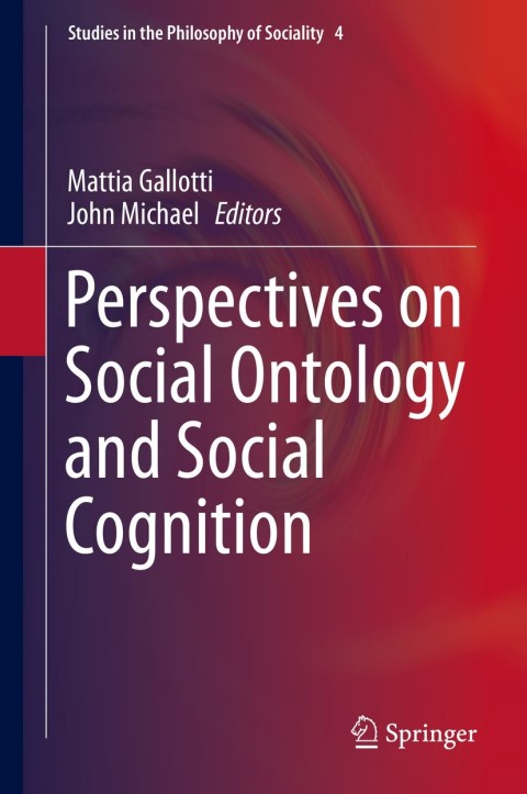 Cover image for book Perspectives on Social Ontology and Social Cognition