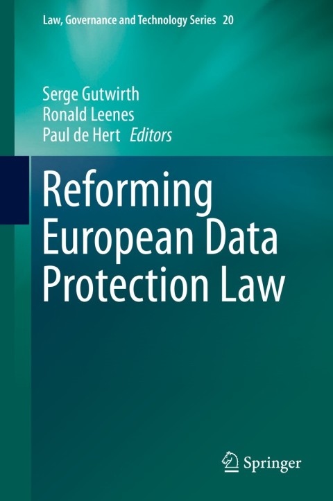 Cover image for book Reforming European Data Protection Law