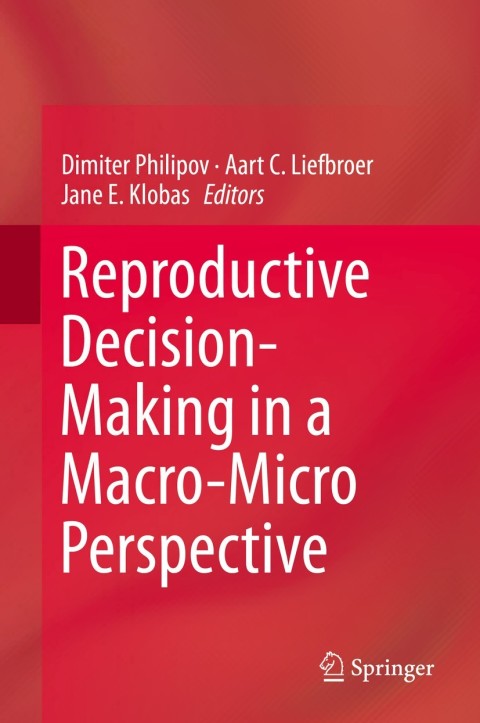 Cover image for book Reproductive Decision-Making in a Macro-Micro Perspective