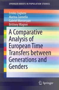 Cover image: A Comparative Analysis of European Time Transfers between Generations and Genders 9789401795906