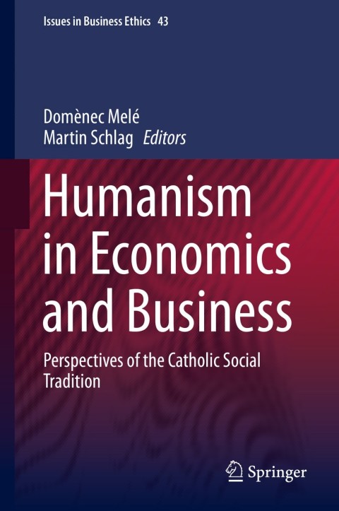 Cover image for book Humanism in Economics and Business