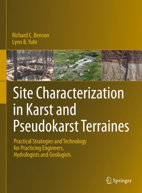 Cover image for book Site Characterization in Karst and Pseudokarst Terraines