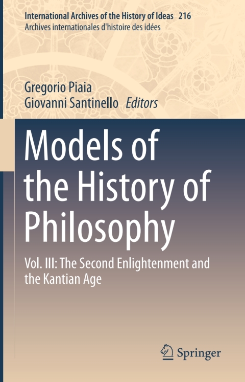 Cover image for book Models of the History of Philosophy