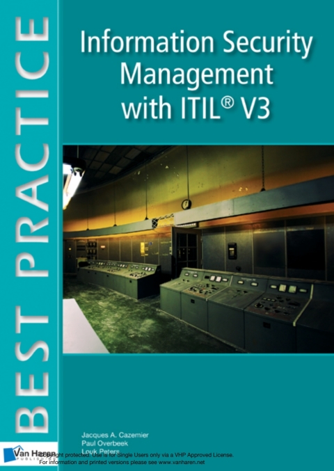 Cover image for book Information Security Management with ITIL® V3